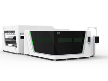 Full Covered Laser Cutting Machine with Automatic Loading System P-A