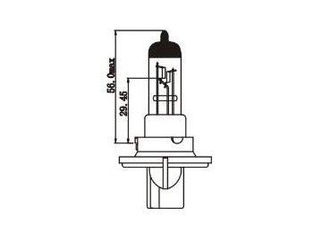 H13 (9008) Halogen Headlight Lamp