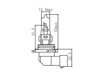 HB3 (9005) Auto Headlight Bulb