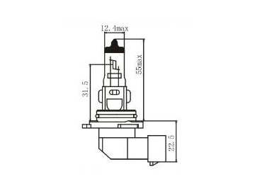 HB4 (9006) Auto Headlight Bulb