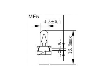 MF5,6,7,8,9 Dashboard Bulb