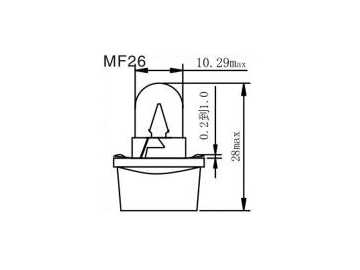 MF23, 25, 26, 30, T4 Dashboard Lights
