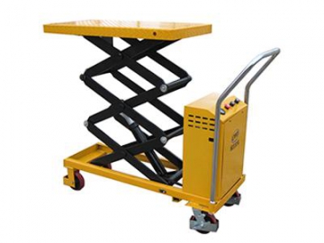 Powered Mobile Dual Scissor Lift Table