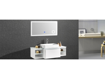 IL1906 Versatile Single Bathroom Vanity Set with LED Mirror