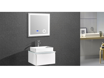 IL-1909 Small Bathroom Vanity Set with LED Mirror