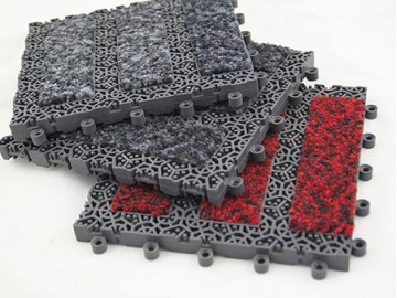 Modular entrance mats, Interlocking Carpet Tiles