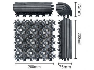 Modular Mats, Interlocking Drainage Mats