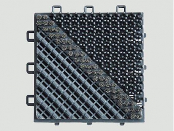 Nylon66 brush entrance clean mat, Non-slip dirt removal drainage entrance matting