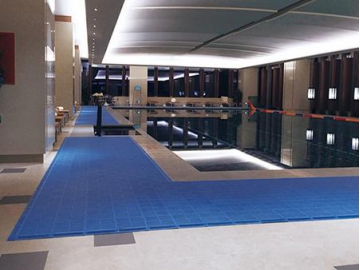 Anti Slip Drainage Interlocking Mats for Wet Areas Such as Swimming Pools or Bathroom