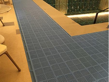 Anti Slip Drainage Interlocking Mats for Wet Areas Such as Swimming Pools or Bathroom