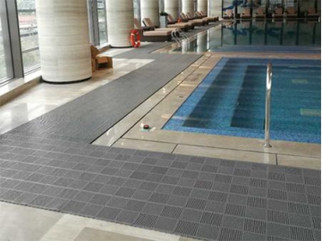 Anti Slip Drainage Interlocking Mats for Wet Areas Such as Swimming Pools or Bathroom