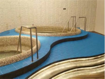 Anti Slip Drainage Interlocking Mats for Wet Areas Such as Swimming Pools or Bathroom