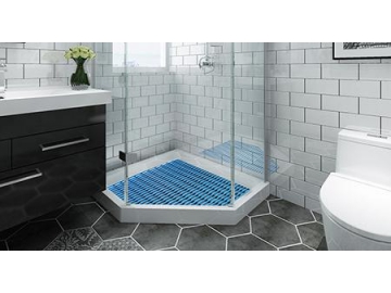 Anti-slip Drainage Tube Mat for Bathroom