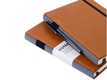 Leather memo notebook
