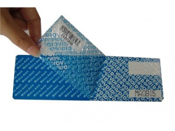 Tamper Evident Security Tapes