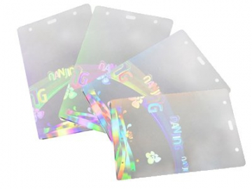 Heat Laminating Holographic Pouches