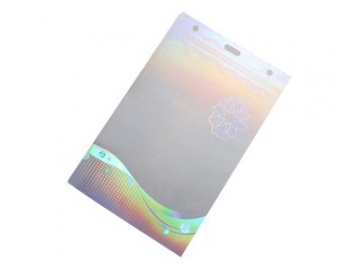 Heat Laminating Holographic Pouches