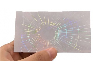 Cold Laminating Hologram ID Card Overlay