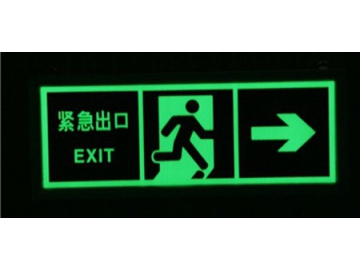 Glow-in-the-dark Sign