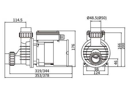 SPA Massage Tub Pump, DXD-8X