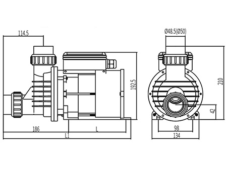 SPA Massage Tub Pump, DXD-8M