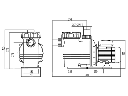 Swimming Pool Pump, DXD-330FM