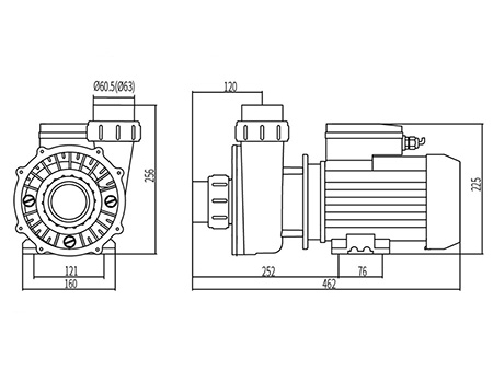 SPA Massage Tub Pump, DXD-330A