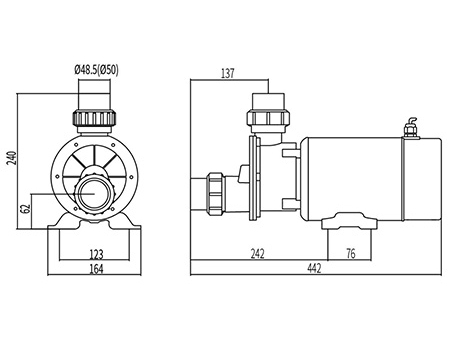 SPA Massage Tub Pump, DXD-1A