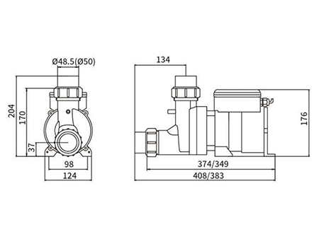 SPA Massage Tub Pump, DXD-8A