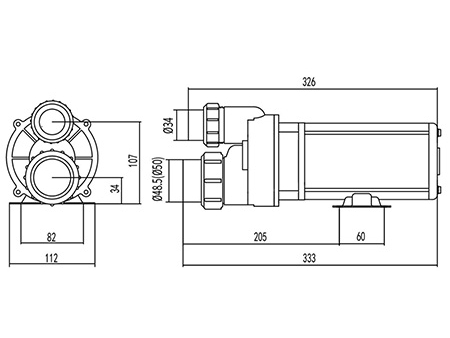 SPA Massage Tub Pump, DXD-9A