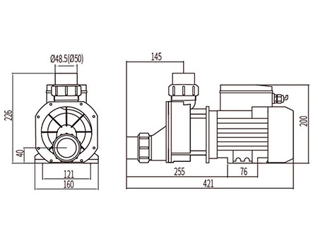 SPA Massage Tub Pump, DXD-310E