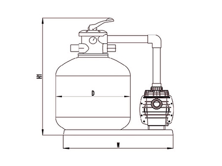 Integrated Sand Filter, CB-IT400