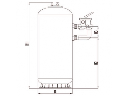 Deep Bed Sand Filter, CB-H07400