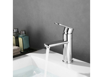 Single handle basin faucet in chrome polished finish  SW-BFS009(1)
