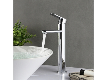 Single handle tall vessel sink faucet in chrome polished finish  SW-BFS009(2)