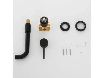 Concealed Wall Mounted Basin Sink Faucet Water Tap  SW-WM001