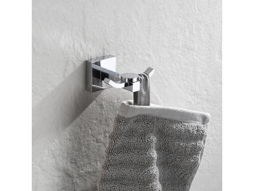 Wall Mount Double Metal Bathroom Accessories Robe Hook  SW-RH002