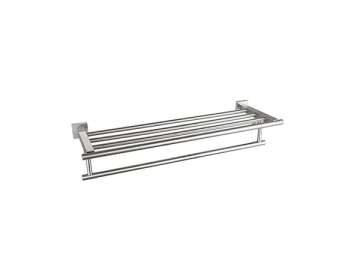 Square Towel Rack Metal Towel Rack Shelf For Bathroom  SW-TS004