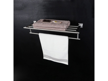 Square Towel Rack Metal Towel Rack Shelf For Bathroom  SW-TS004