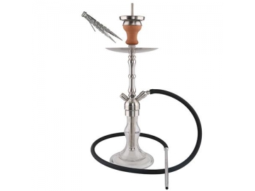 SS-B002 Stainless Steel Hookah, 63cm Complete Set Hookah