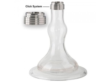 SS-B007 Stainless Steel Hookah, 81cm Complete Set Hookah