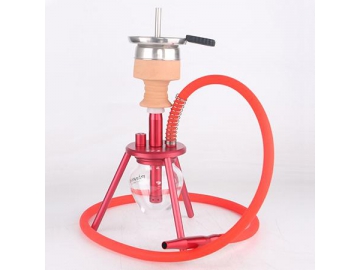 ALU-MINI001 Aluminum Hookah, 30cm Tall Mini Hookah