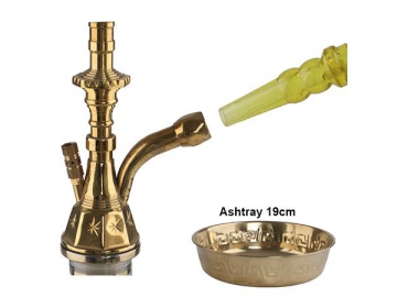 Z-B002 Zinc Alloy Hookah, 77cm Complete Set Hookah
