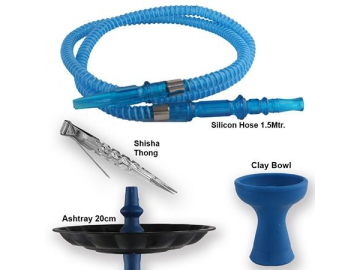Z-B004 Zinc Alloy Hookah, 68cm Complete Set Hookah