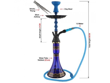 Z-B004 Zinc Alloy Hookah, 68cm Complete Set Hookah