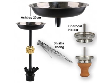 Z-B006 Zinc Alloy Hookah, 79cm Complete Set Hookah