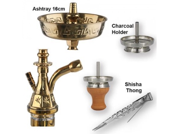 Z-M001 Zinc Alloy Hookah, 64cm Complete Set Hookah