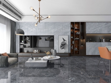 Marble Look Tile - Titanium