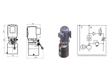 Single-Acting Hydraulic Power Unit