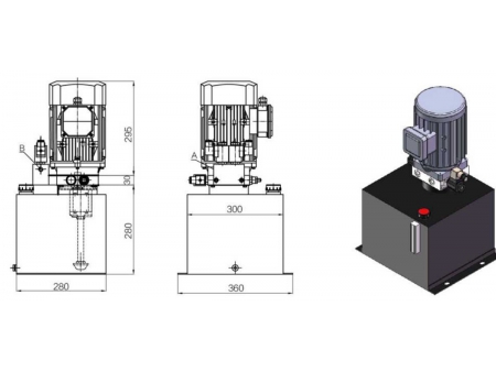 Single-Acting Hydraulic Power Unit